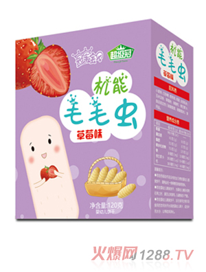 超級冠機(jī)能毛毛蟲 草莓味