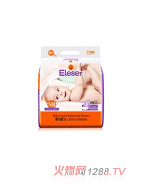 愛(ài)樂(lè)愛(ài)Eleser奢華絲柔紙尿褲（NB碼）