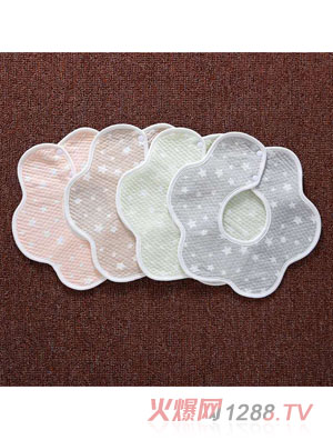 澤玉佳兒保暖防水八角圍嘴