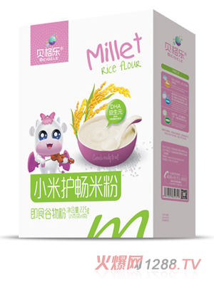 貝格樂(lè)小米護(hù)暢米粉-DHA益生元 盒裝