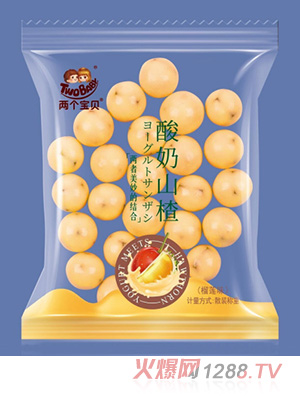 兩個寶貝酸奶山楂 榴蓮味