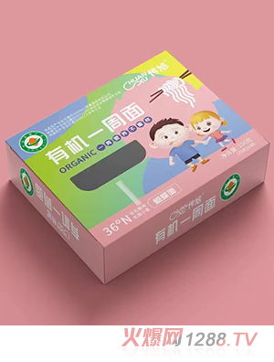 傳旭有機一周面 蝴蝶面