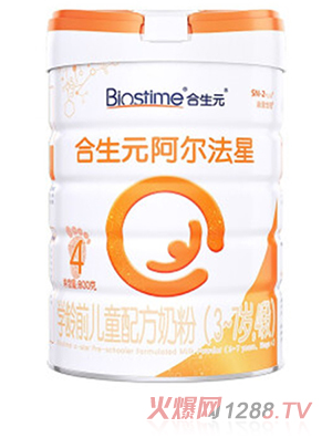 合生元阿爾法星學(xué)齡前兒童配方奶粉（3-7歲，4段）