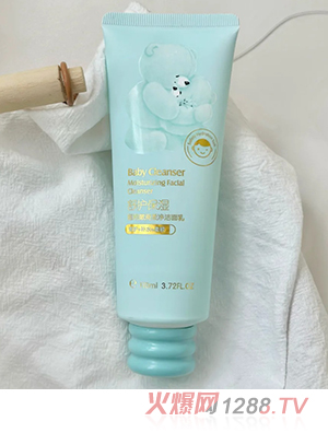 暖愛(ài)舒護(hù)保濕嫩滑柔凈潔面乳