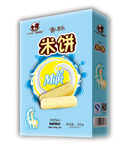 米思貝香酥米餅(牛奶味)