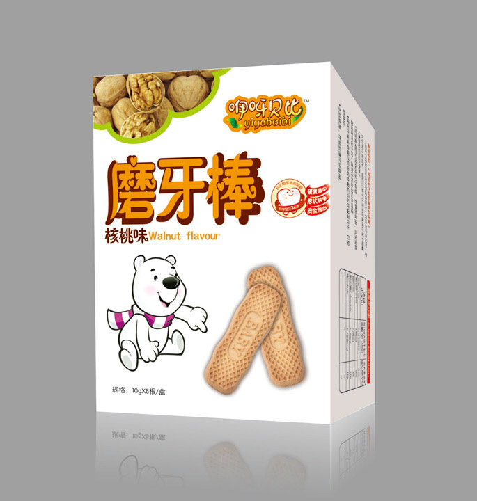 咿呀貝比磨牙棒(核桃味)