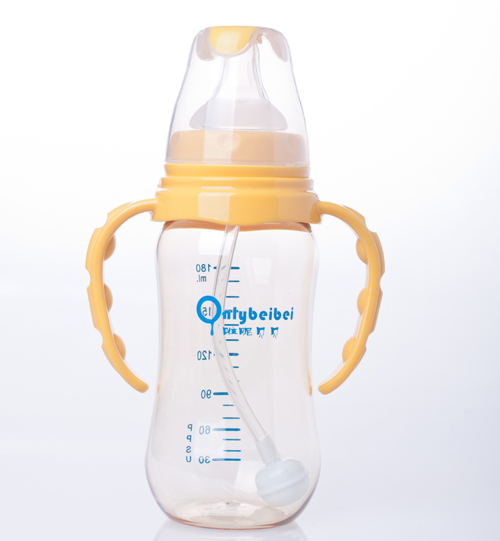 唯昵貝貝標口PPSU奶瓶180ml黃色