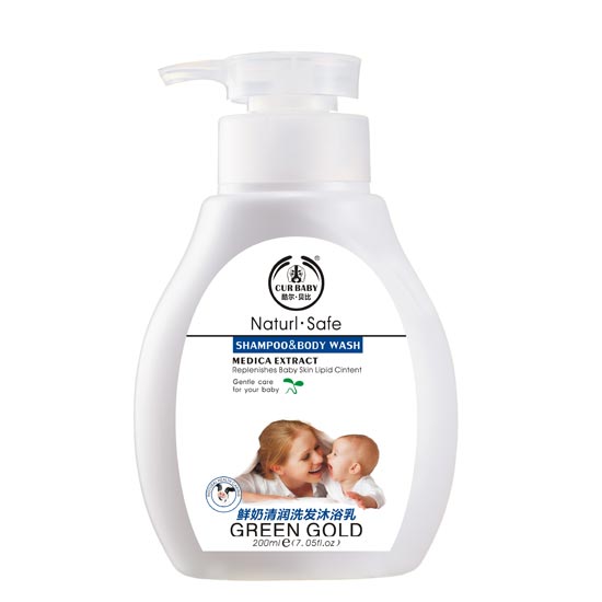 酷爾·貝比鮮奶清潤洗沐二合一200ml