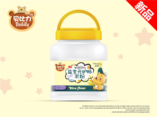 貝比力益生元護(hù)暢米粉800克